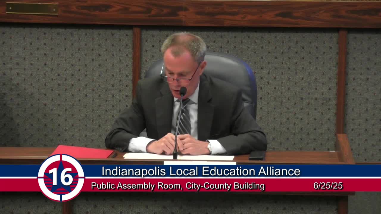 Indianapolis Local Education Alliance outlines plans for school facilities and transportation reforms