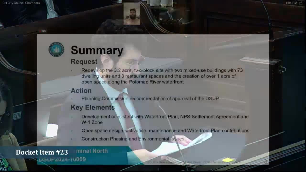 City Council reviews Robinson Terminal North mixed-use redevelopment proposal