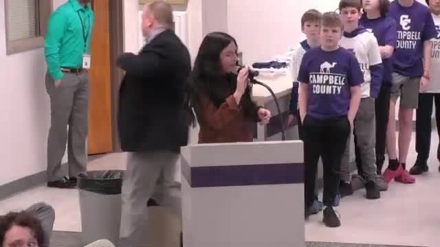 Campbell County Middle School celebrates academic teams' notable tournament successes