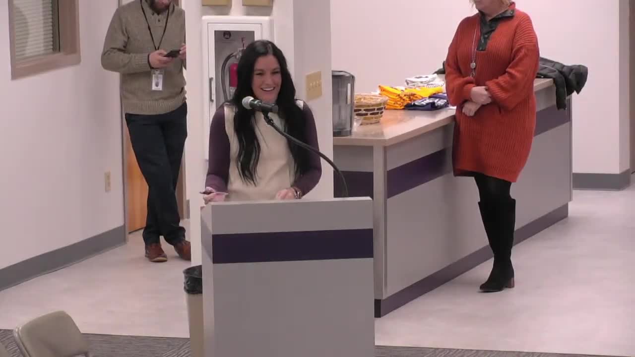 Campbell County Board Honors Fall Sports All-Stars and School Board Members