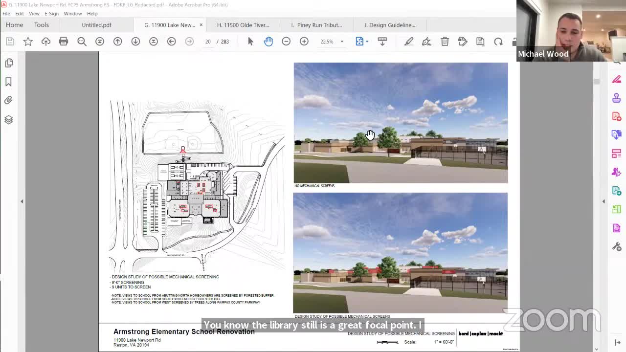 Reston board debates tree preservation and canopy replacement for new project plans