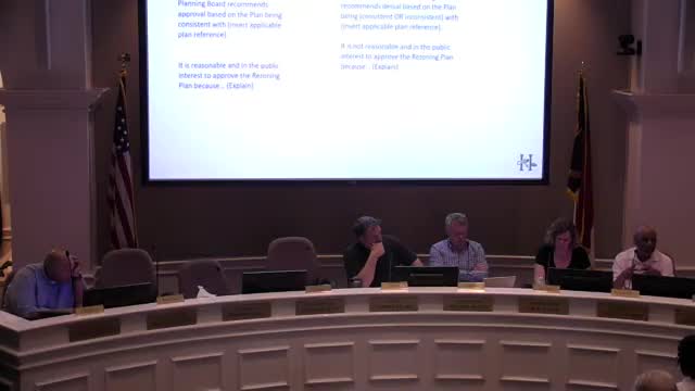 Planning board approves MHH Logistics rezoning after applicant secures county stream‑mitigation acceptance