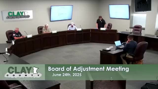 Commission approves setback variance to allow large ag shop that will encroach onto adjacent parcel