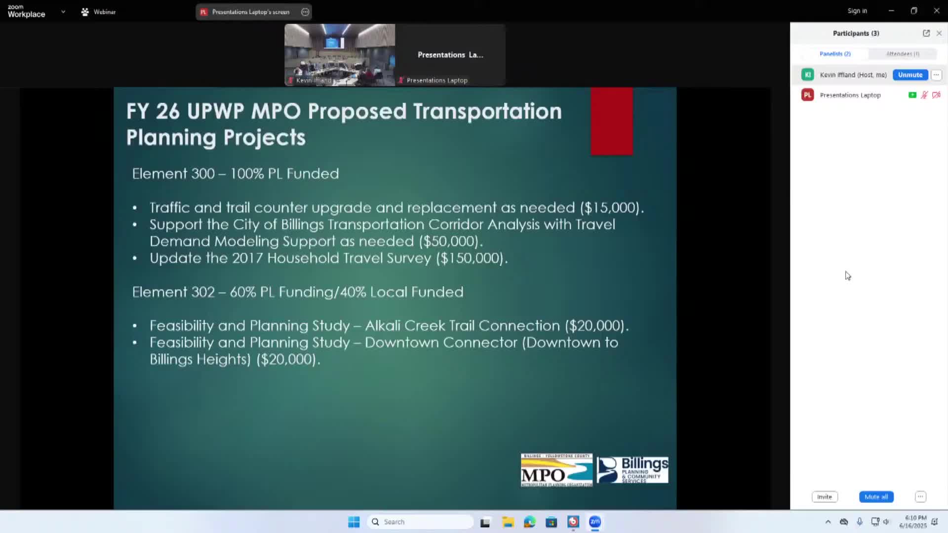Billings City Council Discusses Trail Connections and Safe Routes to School Projects