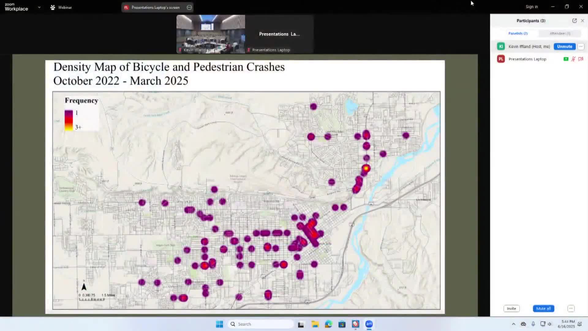 Council Reviews Main Street Crash Increase and Bike Safety Challenges