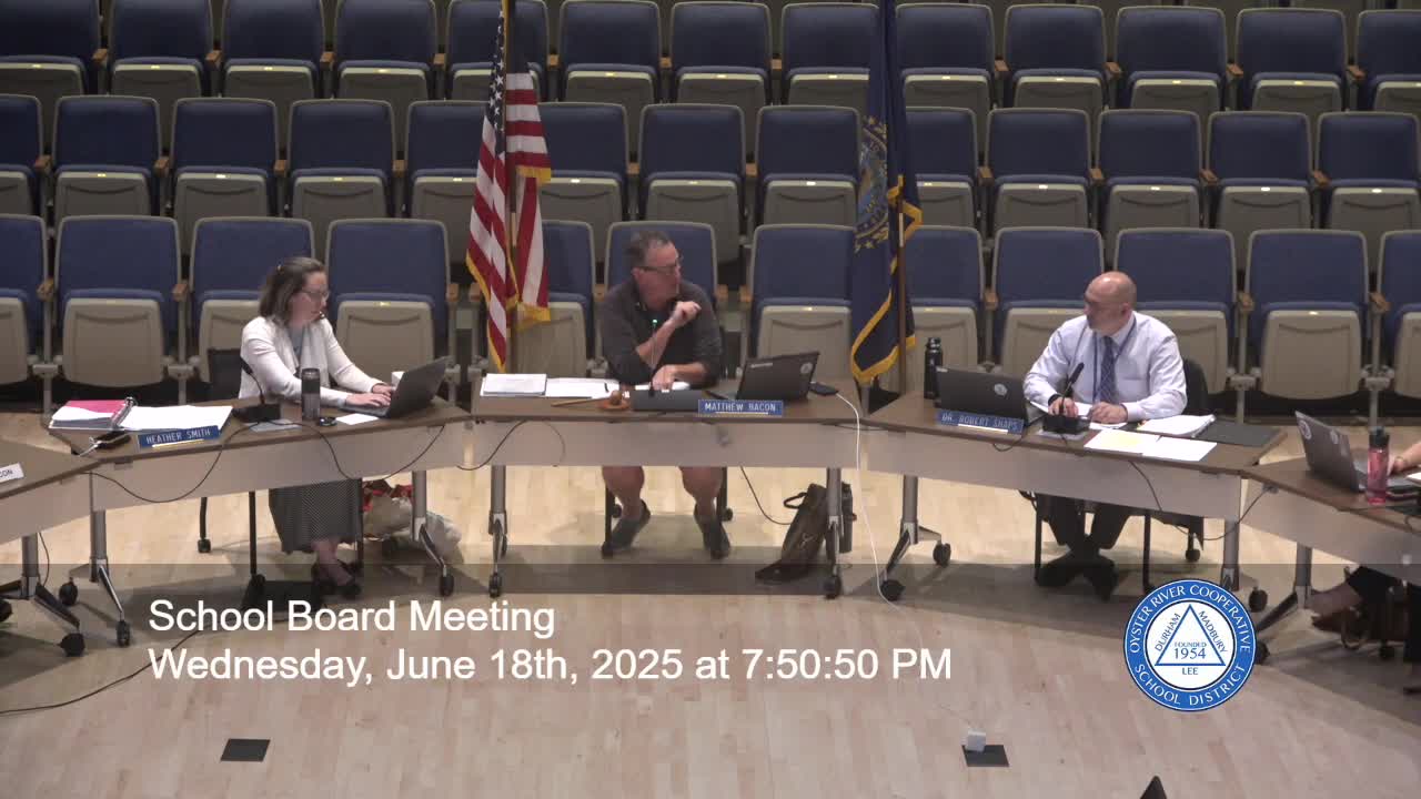 Superintendent warns bill to expand open enrollment could strain Oyster River finances