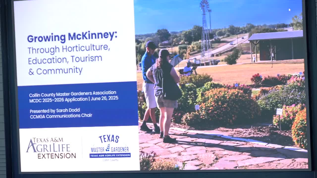 McKinney Garden Events Projected to Draw 10,000 Attendees and Boost Local Economy