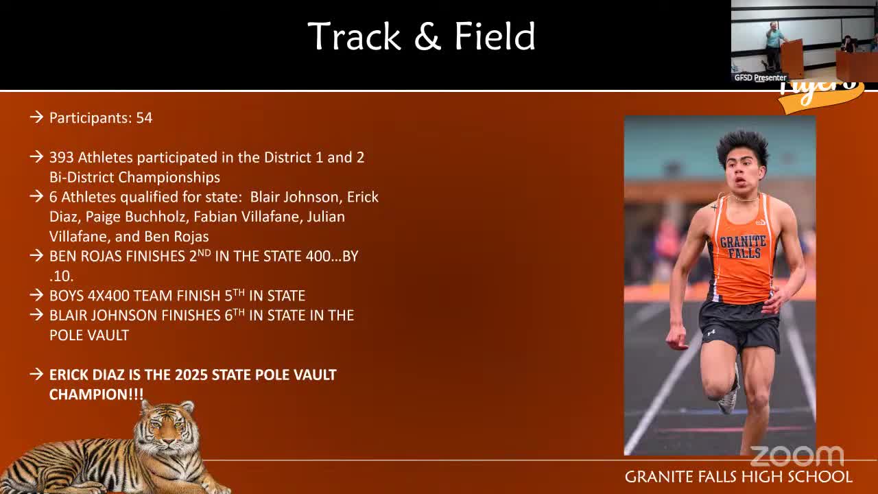 Track Team celebrates state success at Oregon's historic stadium