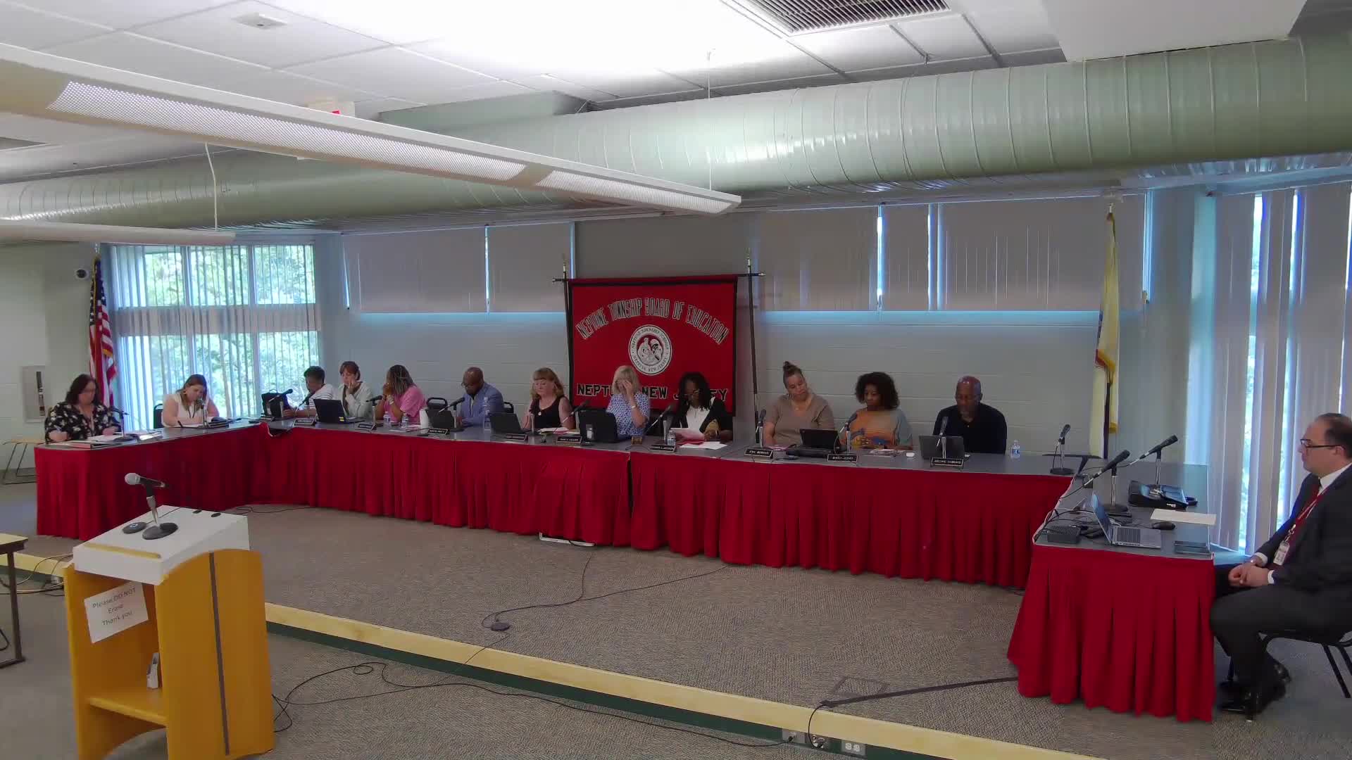 Neptune Board of Education discusses safety protocols after middle school incident