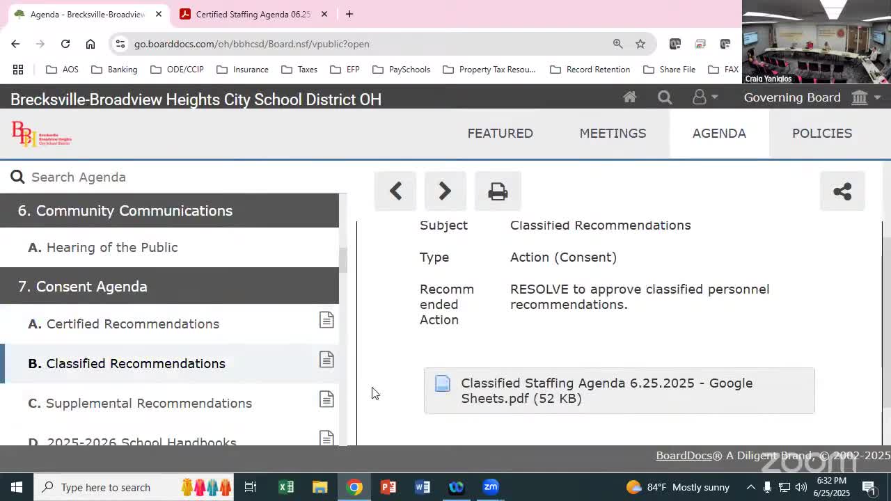 Board approves new hires, accepts longtime business teacher's retirement; assistant-principal role created as training path