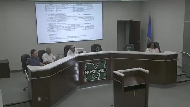 Muskogee Schools Farewell to Assistant Superintendent Crowley After 12 Years of Service