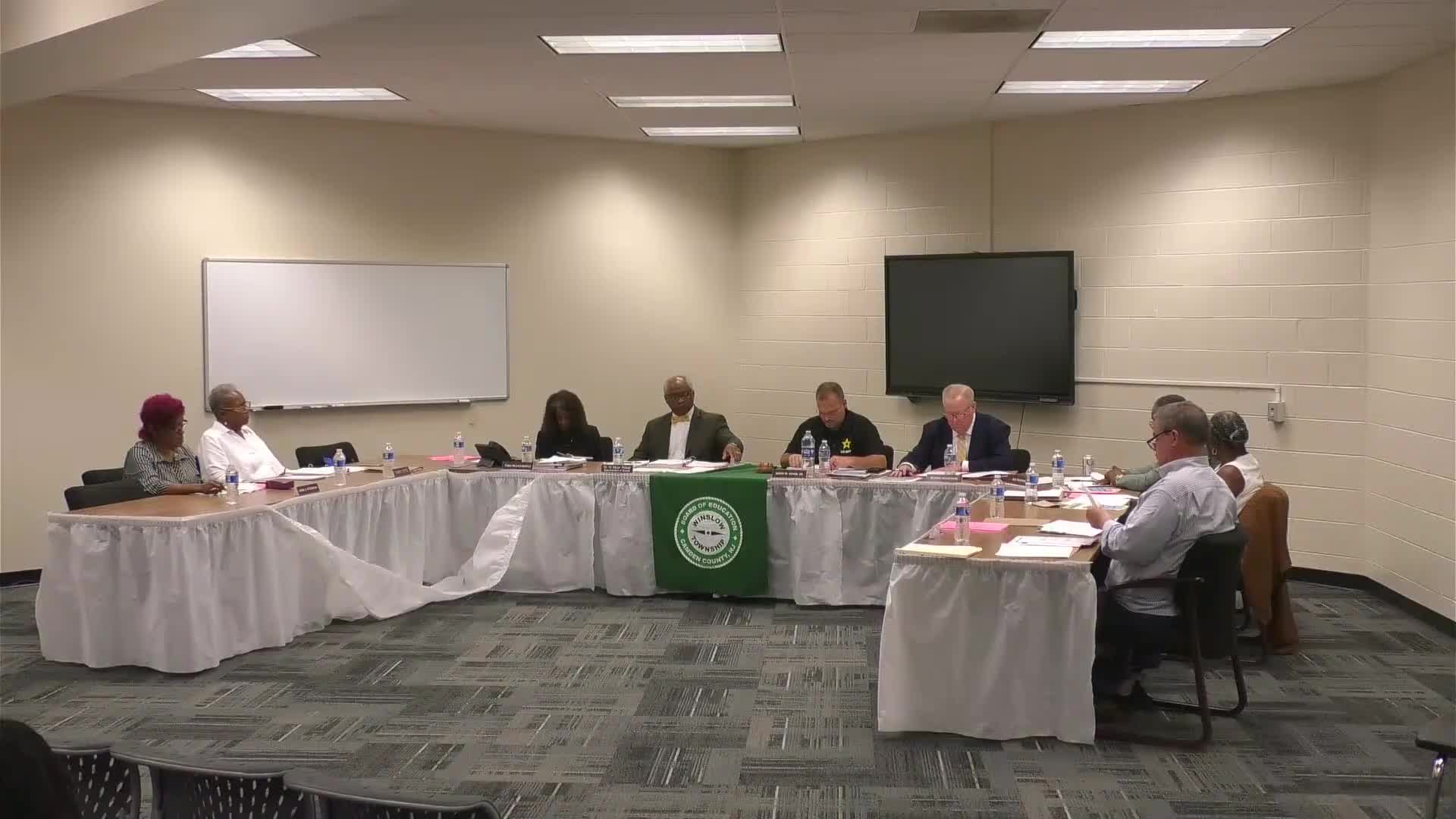 Winslow Township board declines renewal of $20,000 communications contract; discusses summer meals, food pantry and contested track-naming