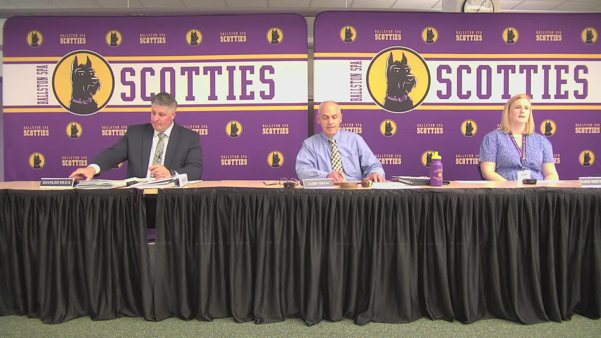 Ballston Spa board recognizes spring athletic champions and state medalists