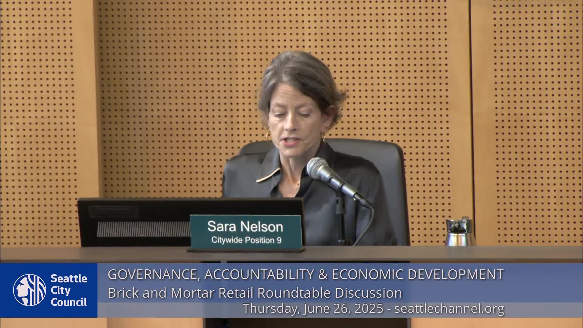 Seattle Economic Committee hosts retail stakeholders to discuss downtown challenges