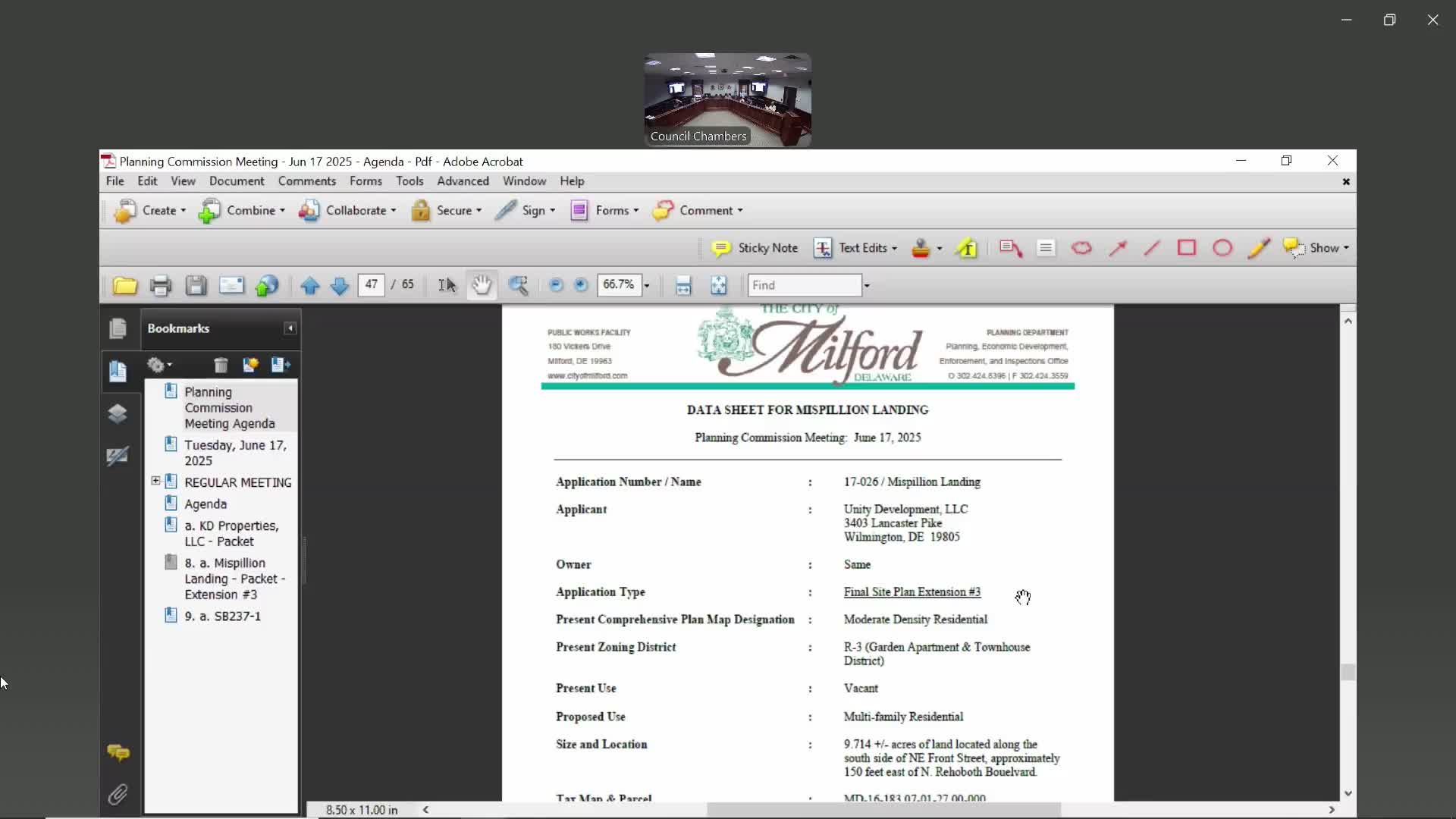 Commission Grants One-Year Extension for Miss Pillion Landing 102-Unit Apartment Project