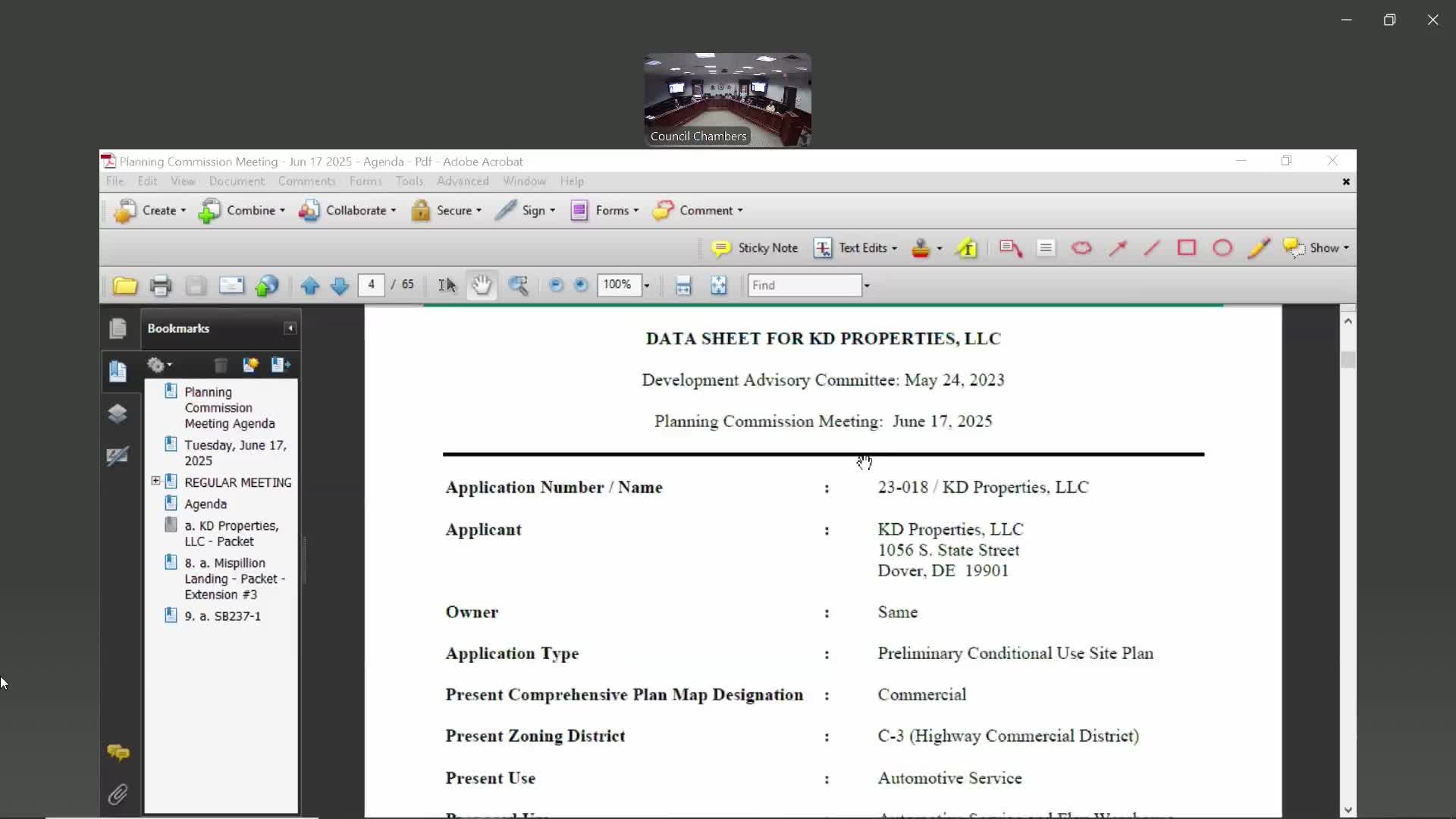 Planning Commission Recommends Conditional Use, Grants Waivers for Milford Flex-Warehouse at 10 NW 10th Street