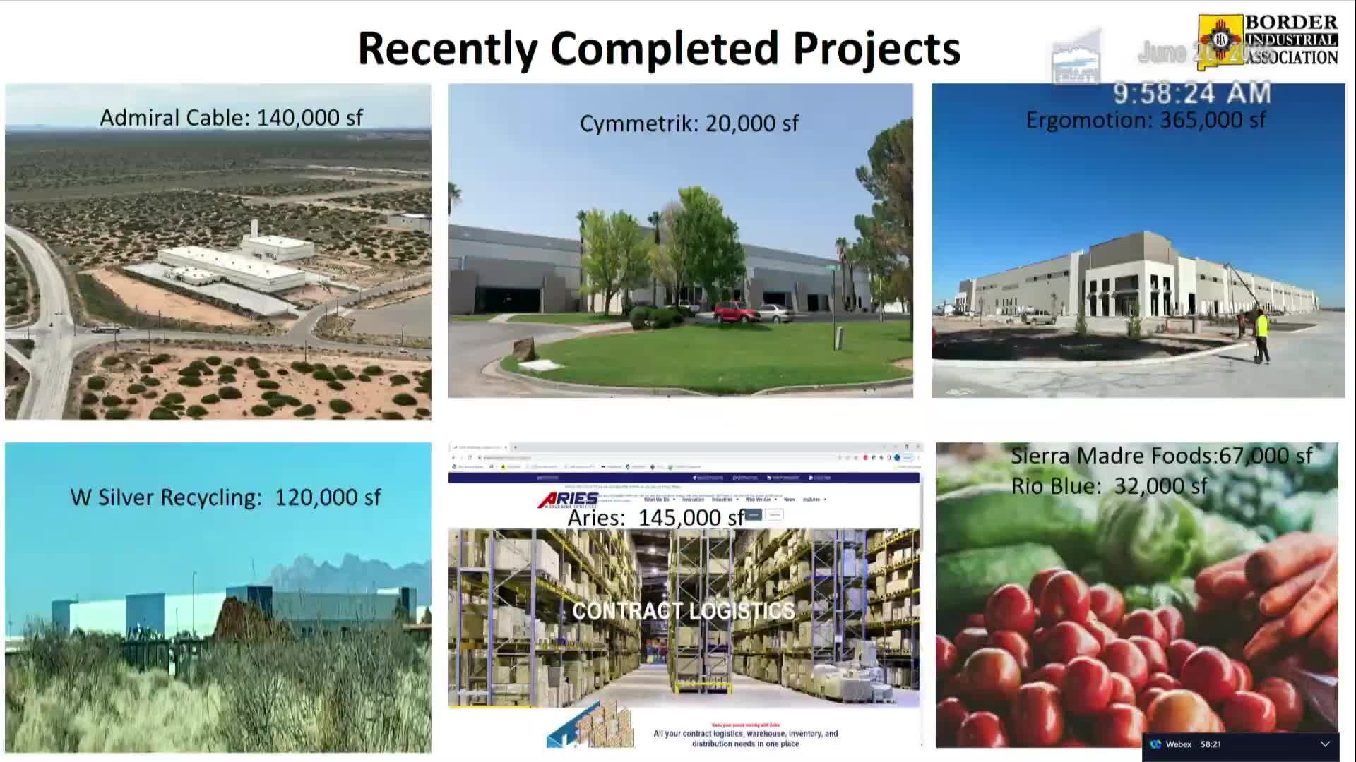 Santa Teresa industrial base expands with new companies and facilities
