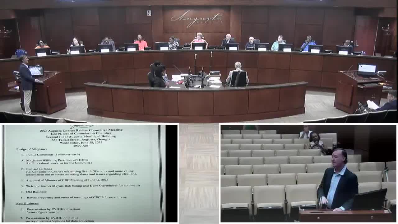 Augusta commissioners debate at-large elections to enhance community accountability