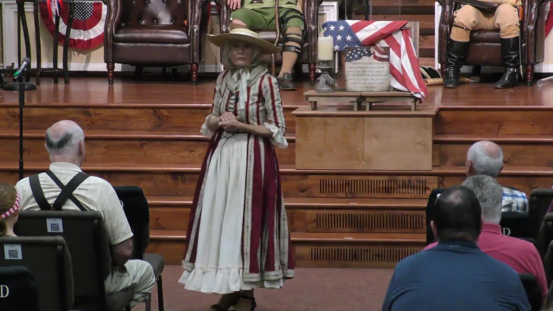 Local Woman Recalls Courage of Lexington's Militia During Redcoat Advance