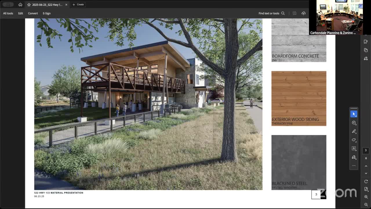 Carbondale Planning Commission reviews community-focused architectural designs for new gateway project