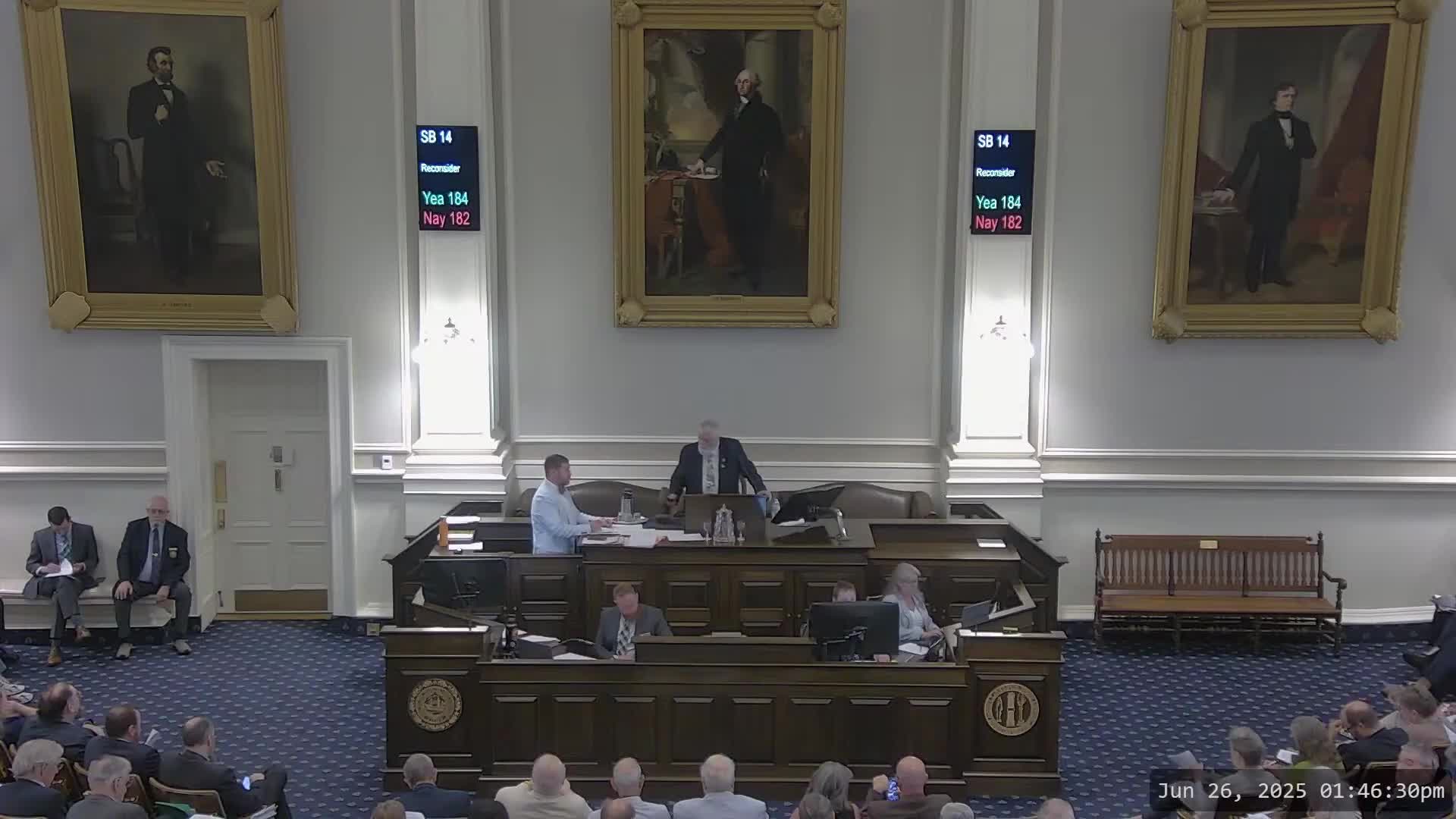 New Hampshire House adopts multiple bills including controversial HB 71 on public school shelters