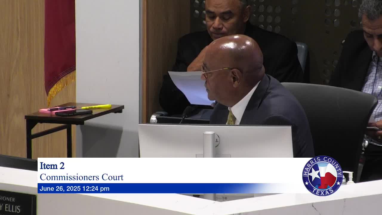 Harris County officials debate flood control project funding and equity concerns