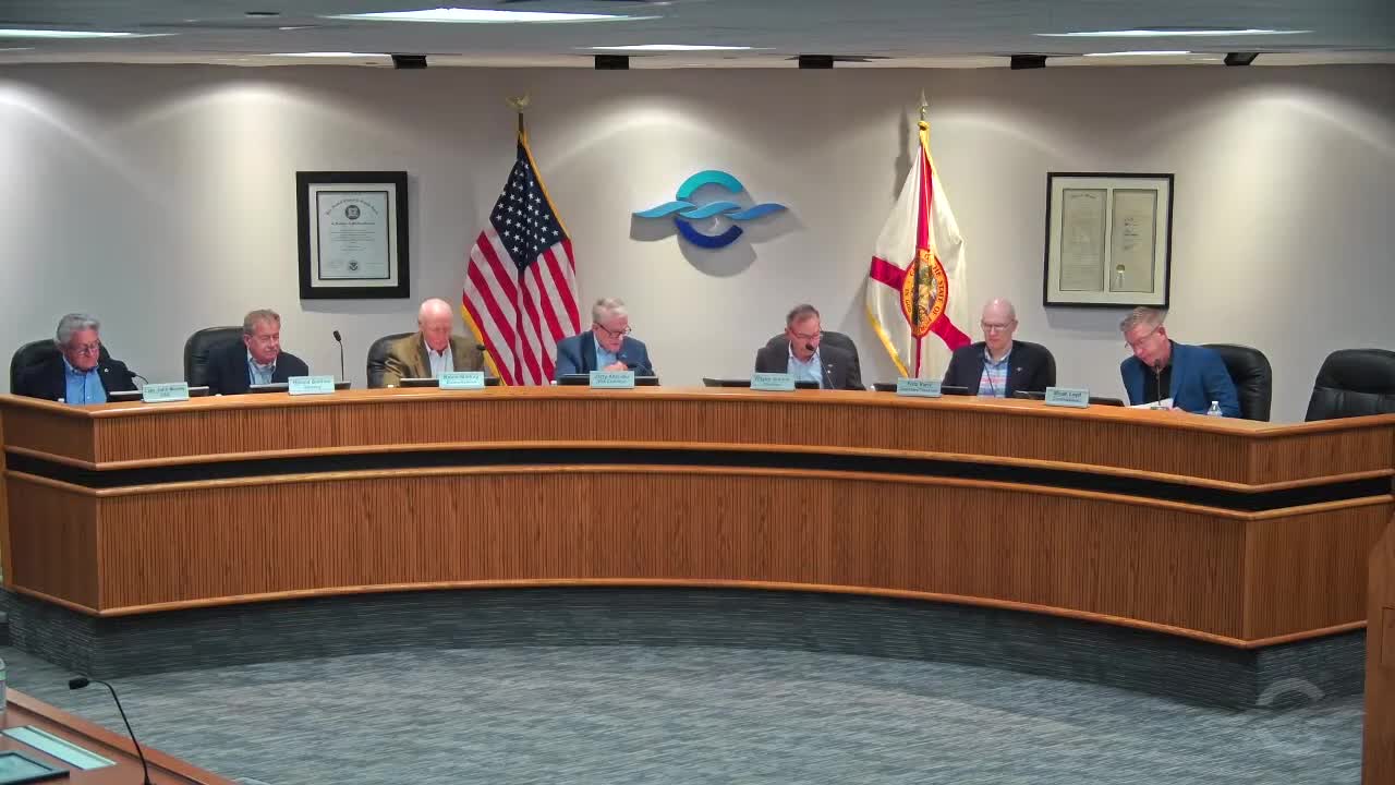 Port Canaveral selects six firms for five‑year biological and ecological services pool; commissioner abstains on two vendor items