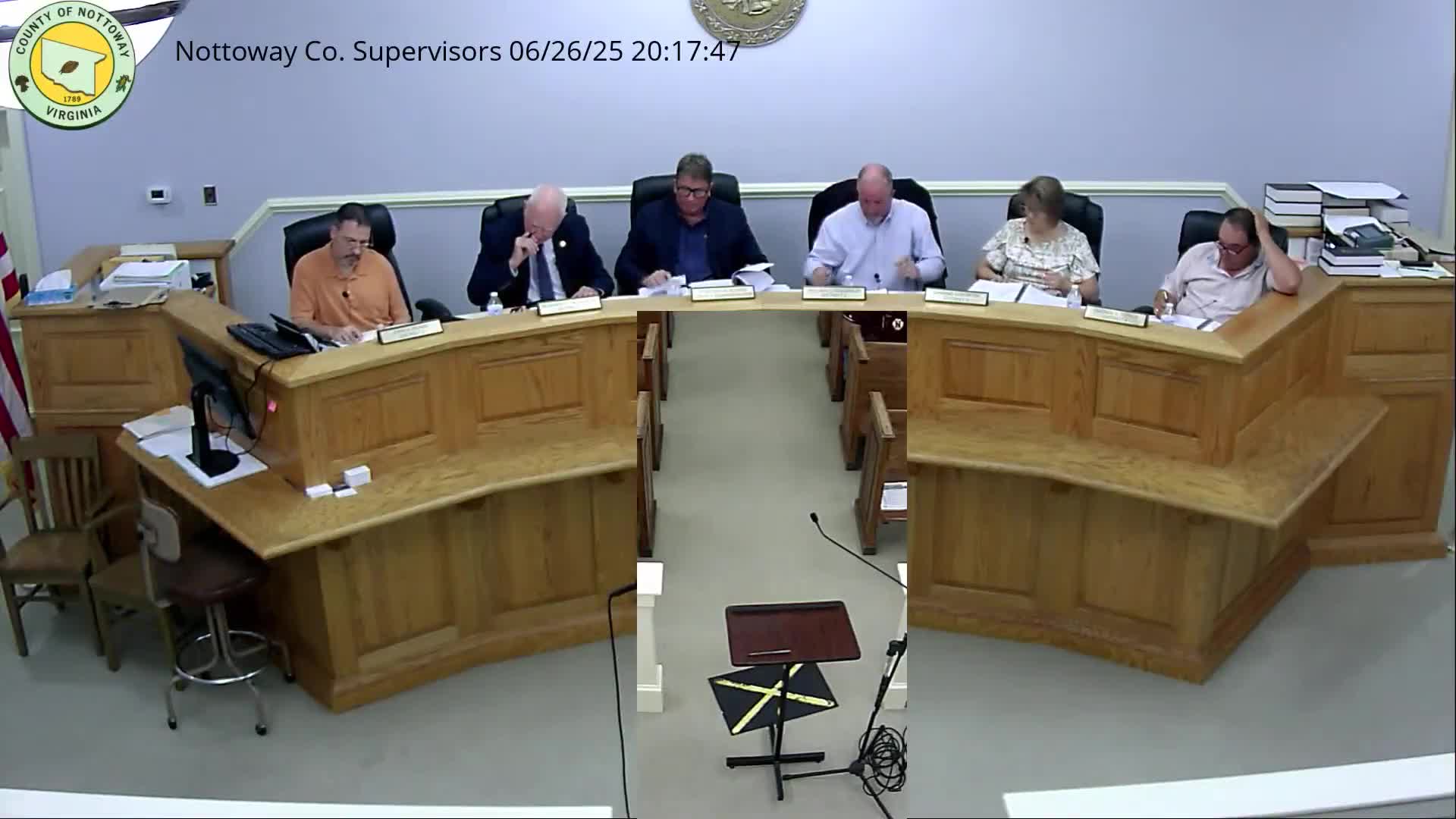 Nottoway County Officials Address Budget Shortfall and Public Safety Radio System Progress