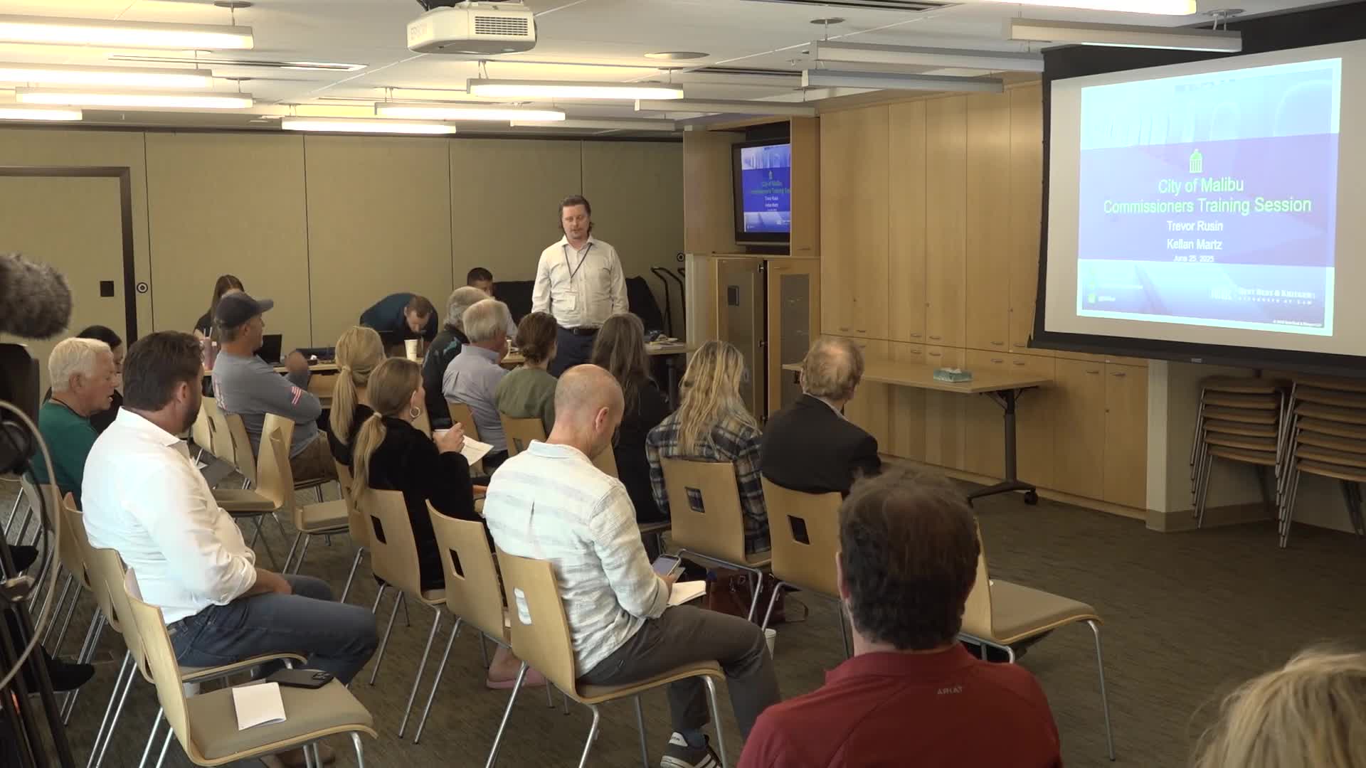 Brown Act, Public Records and conflict rules reviewed in Malibu commissioner training