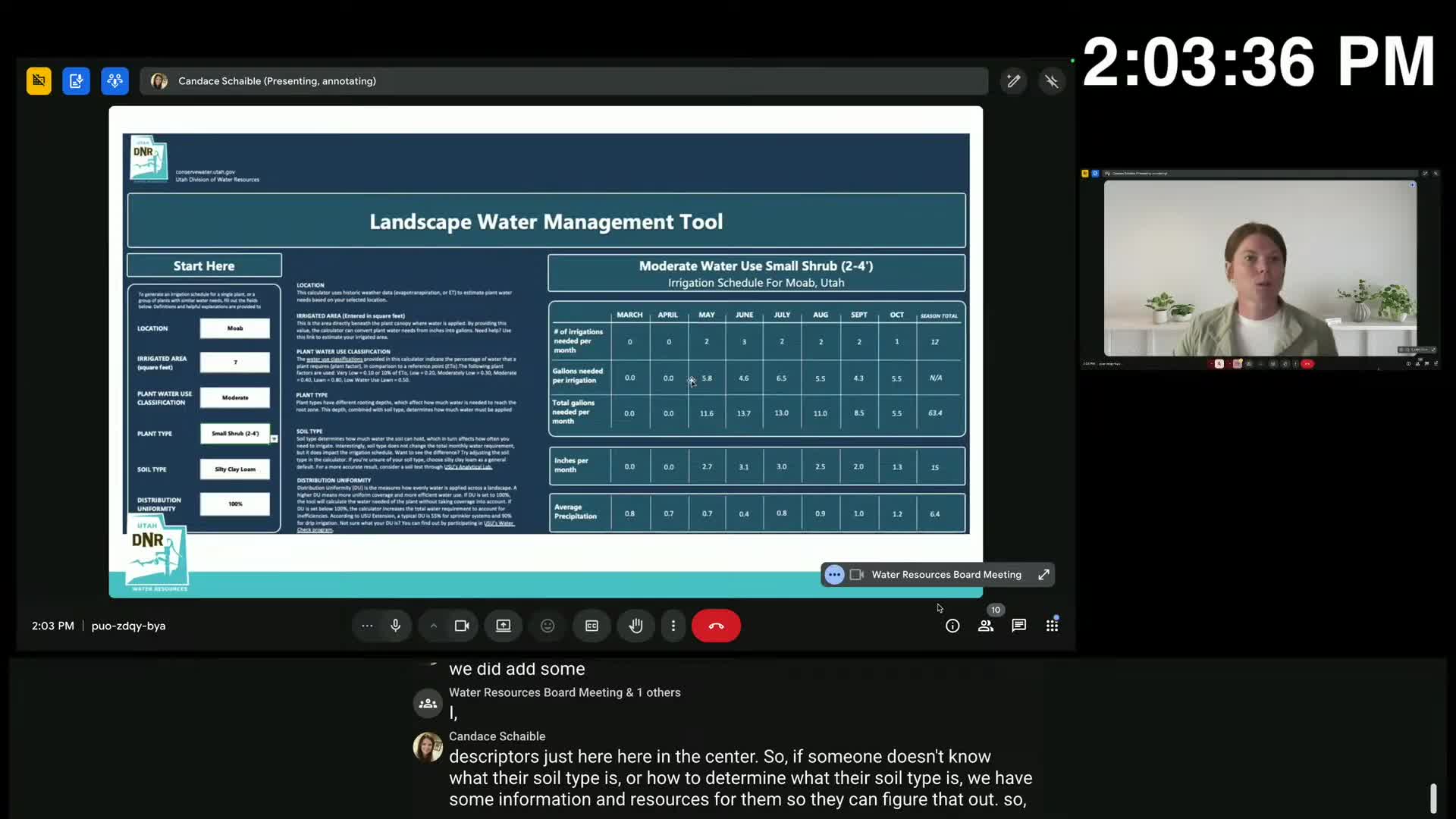Candice shares new water-wise plant app for Moab residents