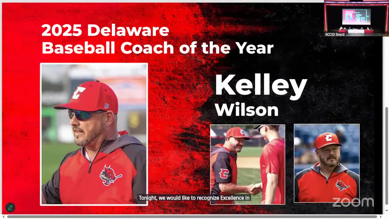 Kelly Wilson honored as Delaware's 2025 baseball coach of the year