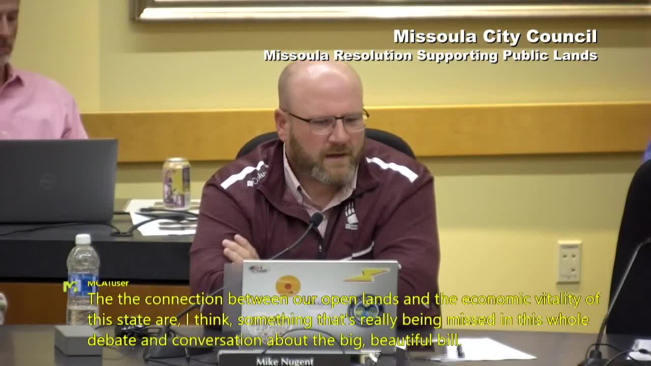 Missoula City Council supports resolution against Medicaid and SNAP funding cuts