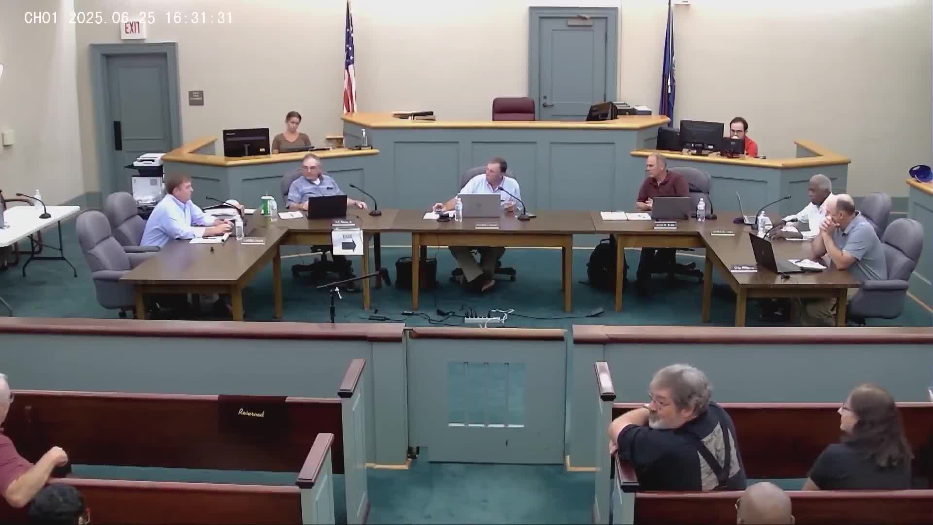 Northumberland supervisors convene closed session for personnel matters and later certify closed meeting by roll call