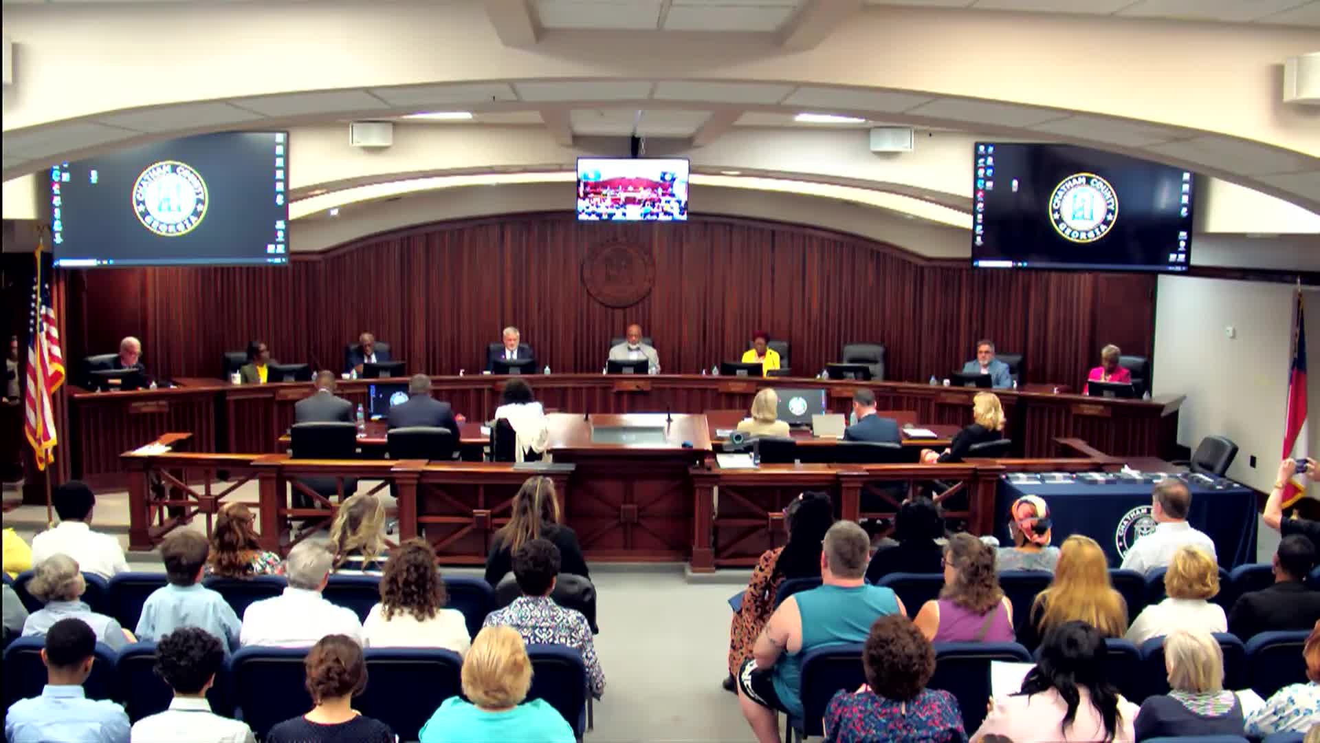 Chatham County Board Holds Public Hearing on 2025 Millage Rate Increases