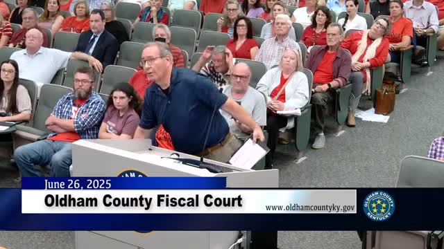 Oldham County residents oppose data center proposals during fiscal court meeting