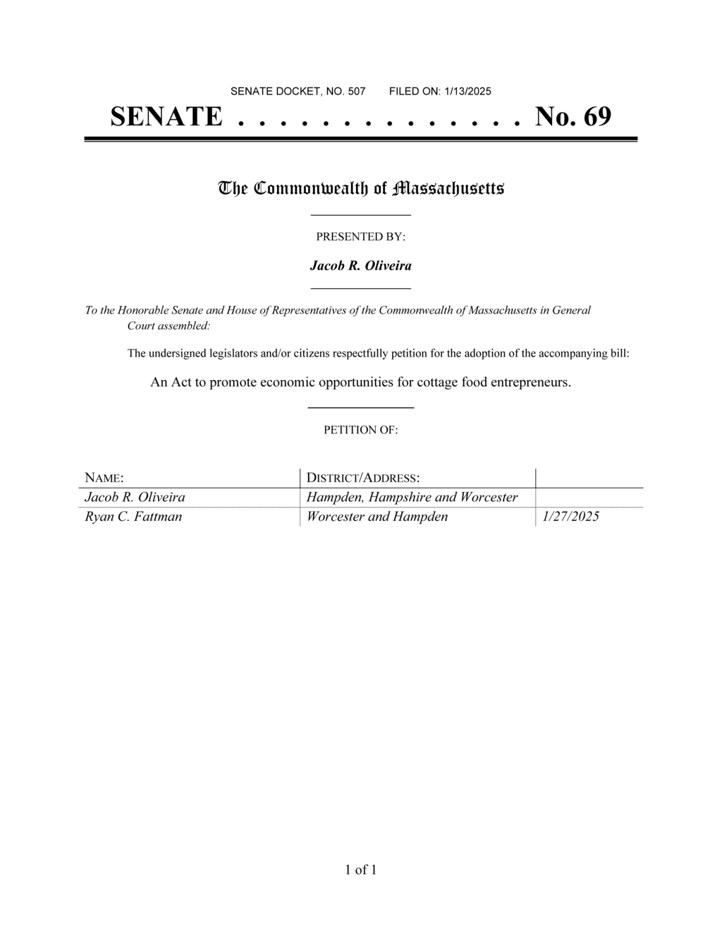 Massachusetts mandates labeling requirements for cottage food operations