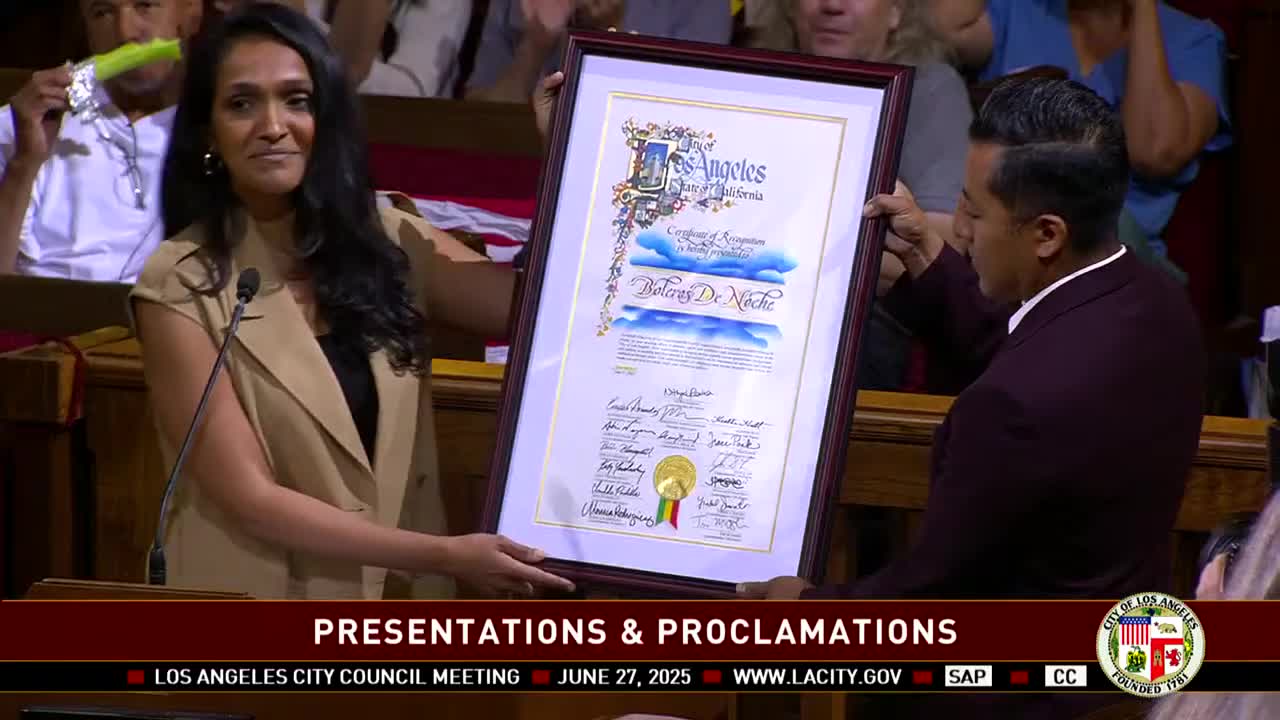 Los Angeles City Council honors arts community amid ongoing challenges