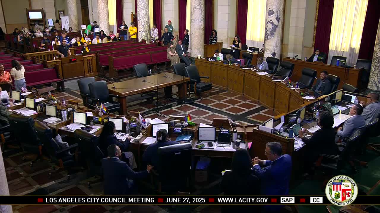 Jenny Colón urges city council to extend critical legal assistance contract for Los Angeles residents