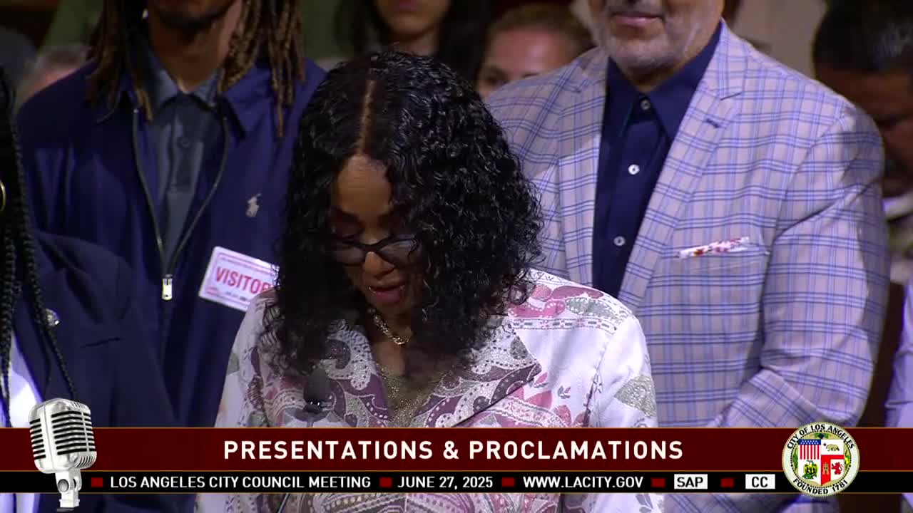 Los Angeles council honors gospel music's uplifting role in community resilience