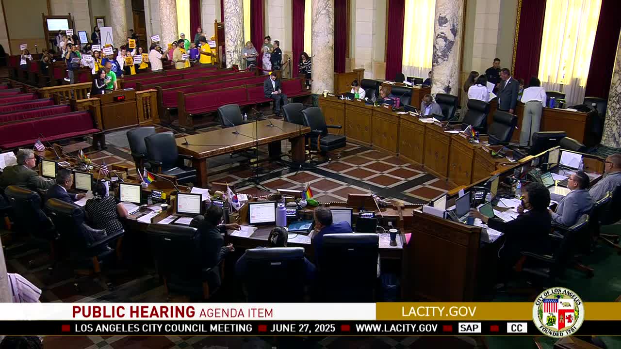 Community advocates urge Los Angeles Council to fund rental assistance programs
