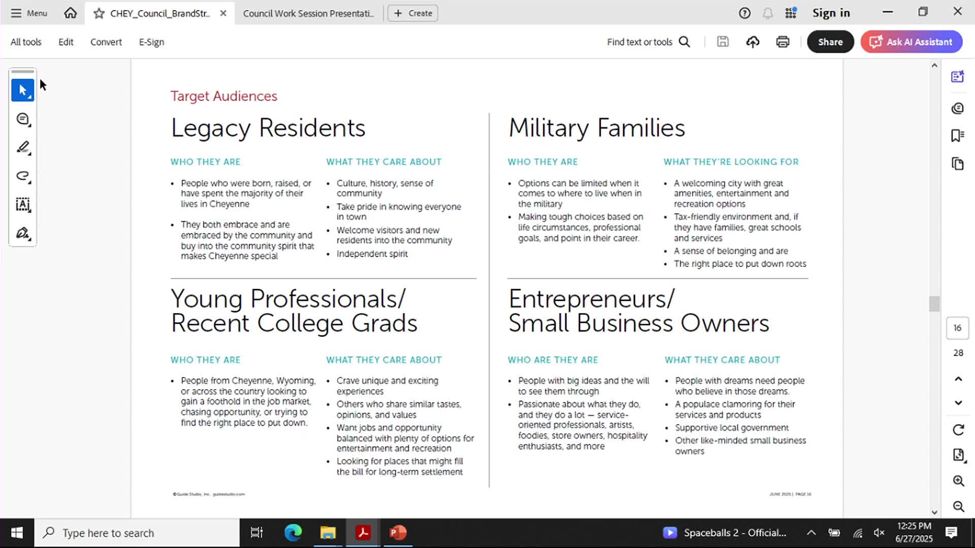 Cheyenne promotes community spirit and entrepreneurial opportunities for new residents