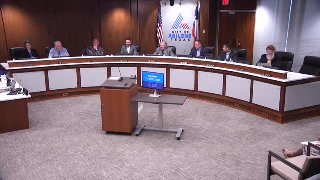 Abilene City Council welcomes new manager Crawford and discusses conditional use permit