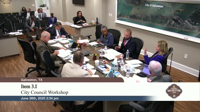 Council Discusses Galveston Flooding Solutions and Upcoming Drainage Projects