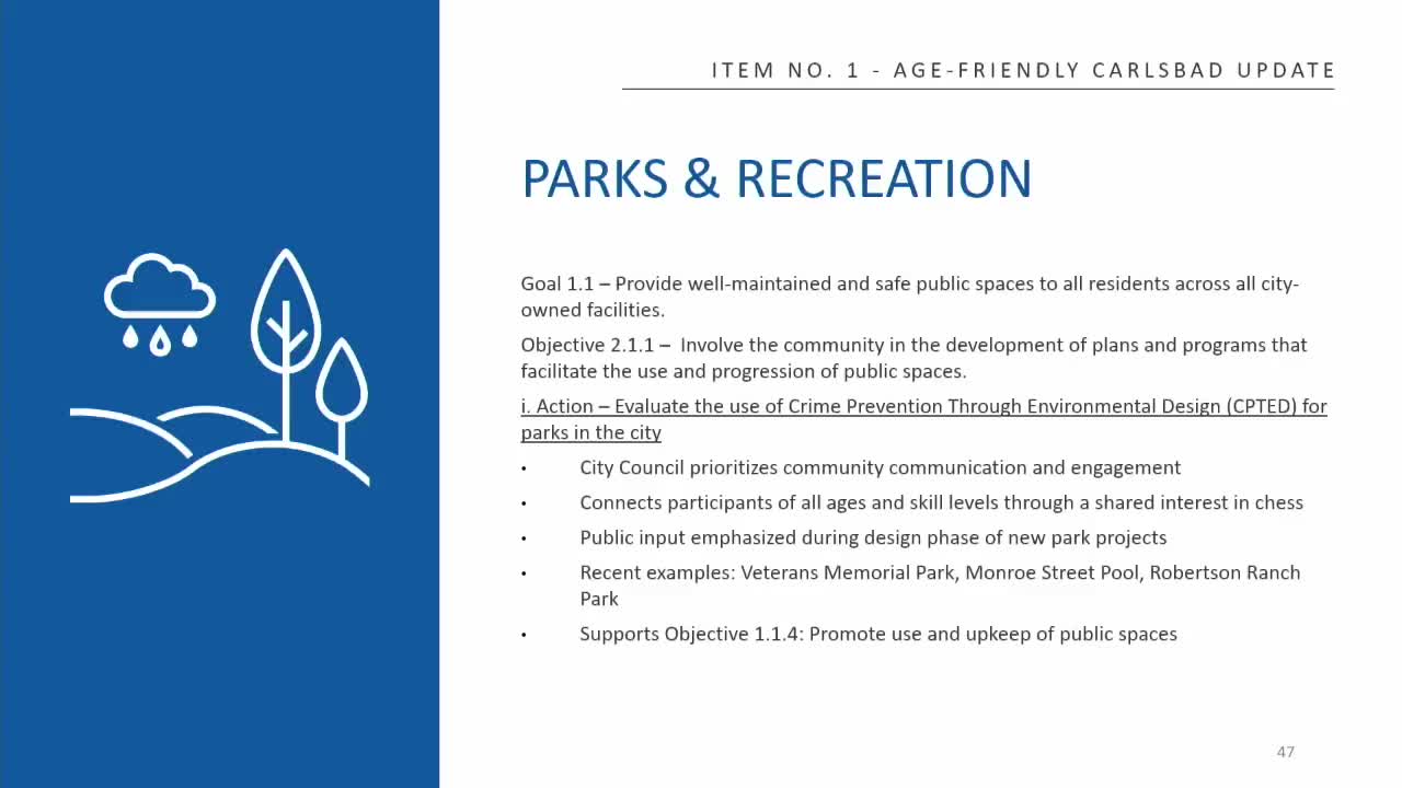 Carlsbad City Council prioritizes safe public spaces and community engagement programs