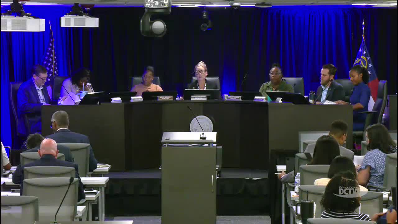 DeKalb County committees review $59M water services request and budget amendments