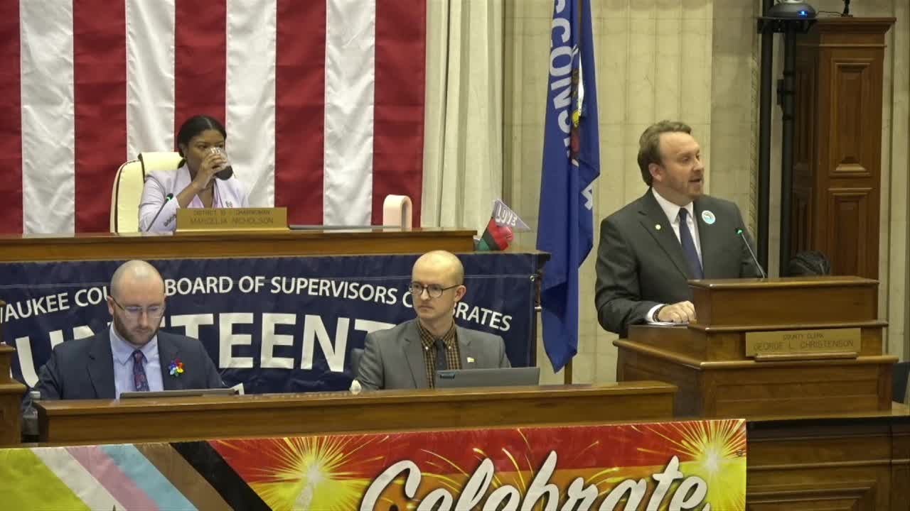 Milwaukee County honors LGBTQ leaders during Pride Month recognition ceremony