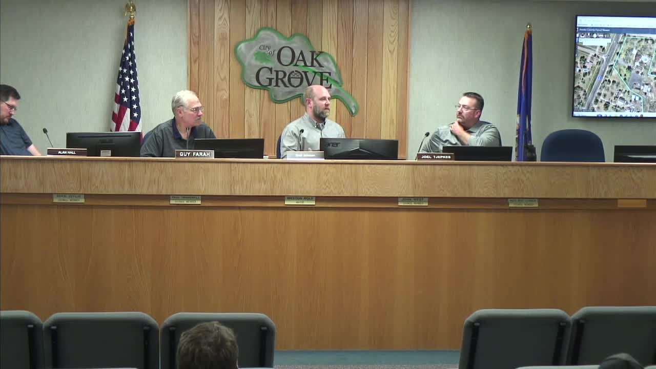 Oak Grove Planning Commission reviews dangerous intersection and storage facility plans