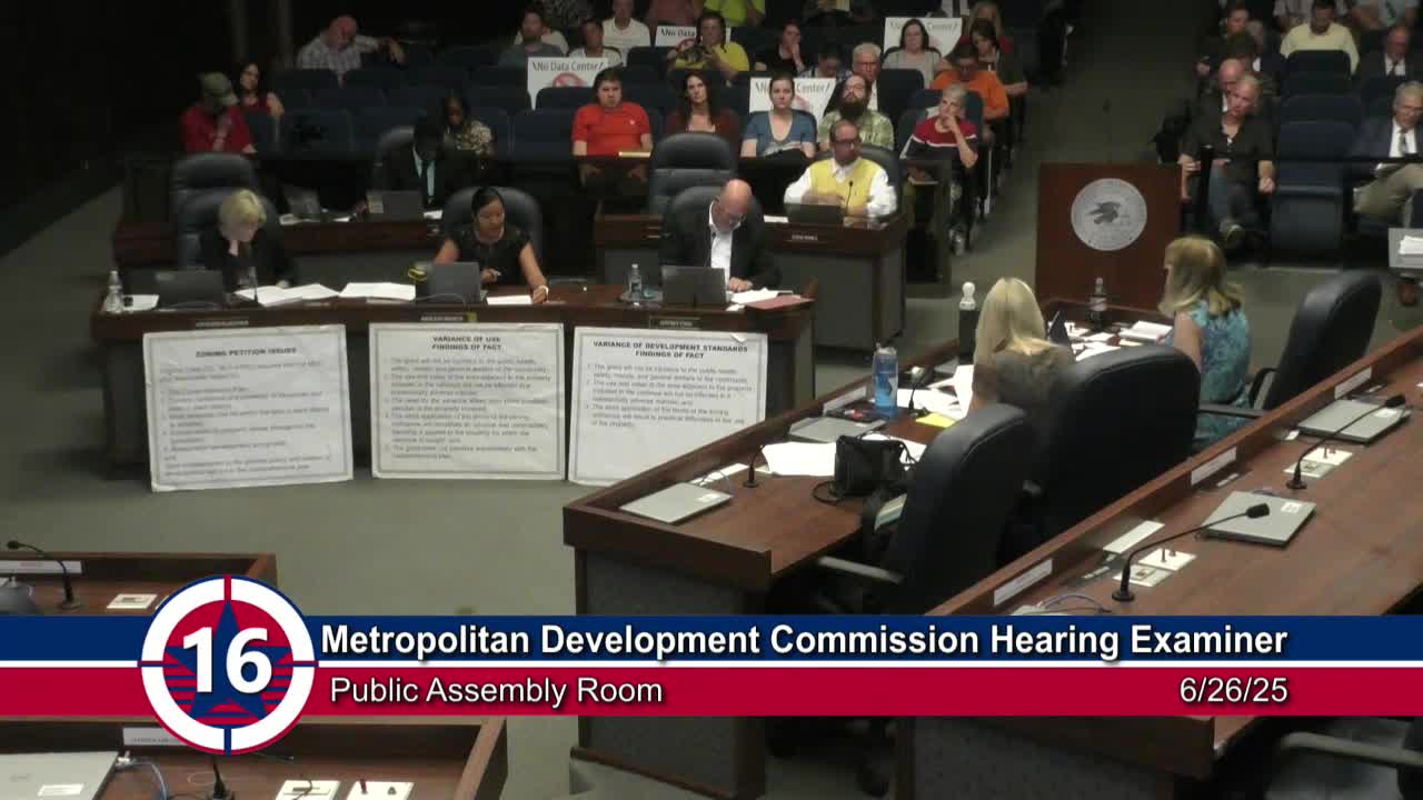 Mayor Hogsett presents housing hub petition amid opposition from local property owner