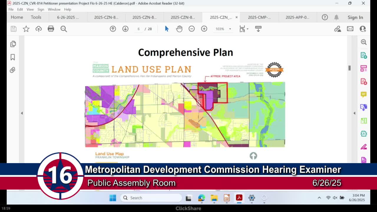 Indianapolis project proposes rezoning and extensive buffer commitments for commercial development