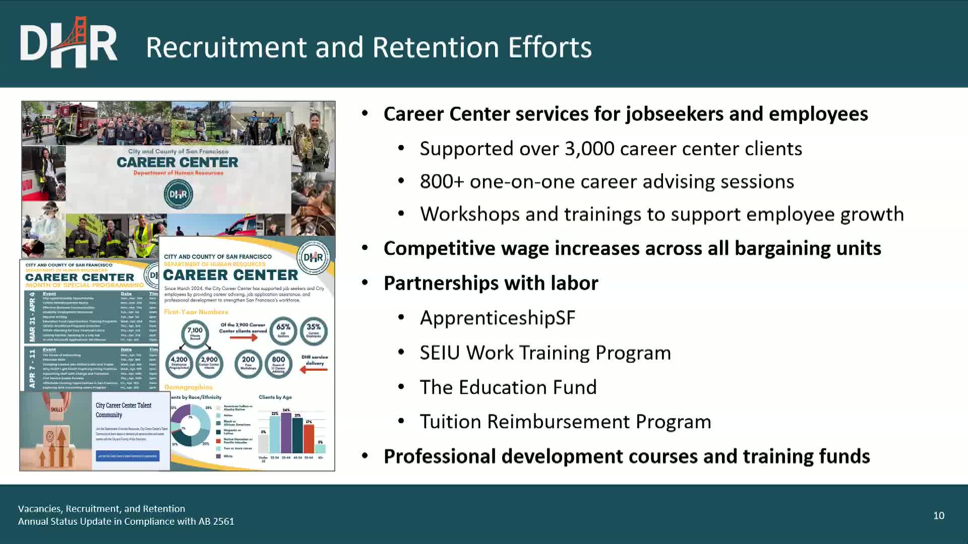 Director Eisen highlights city hiring process improvements amid declining vacancy rates